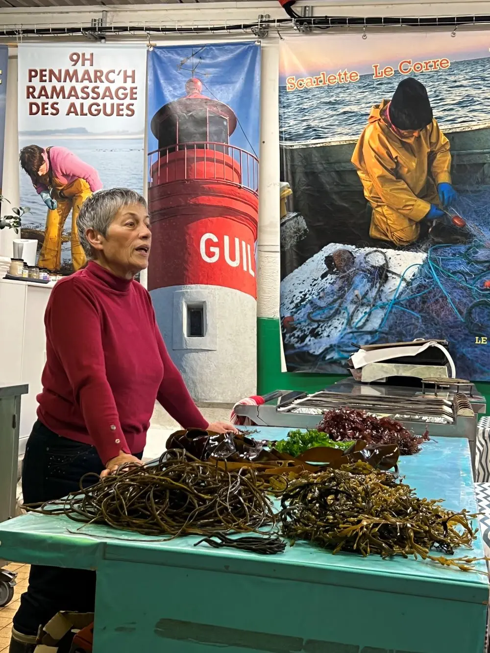 Atelier cuisine des algues avec Scarlette-Guilvinec-Pays Bigouden