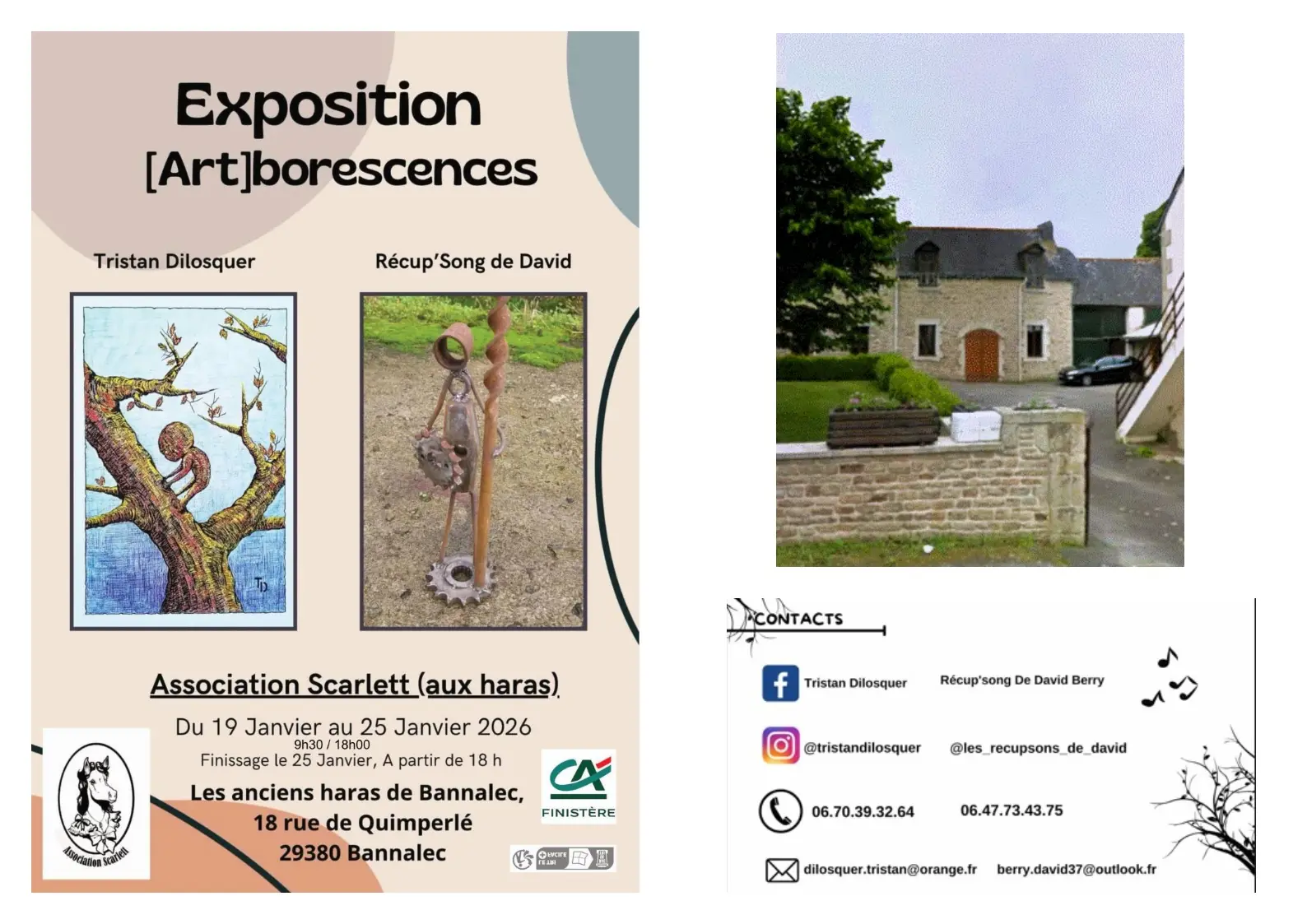 présentation expo david tristan