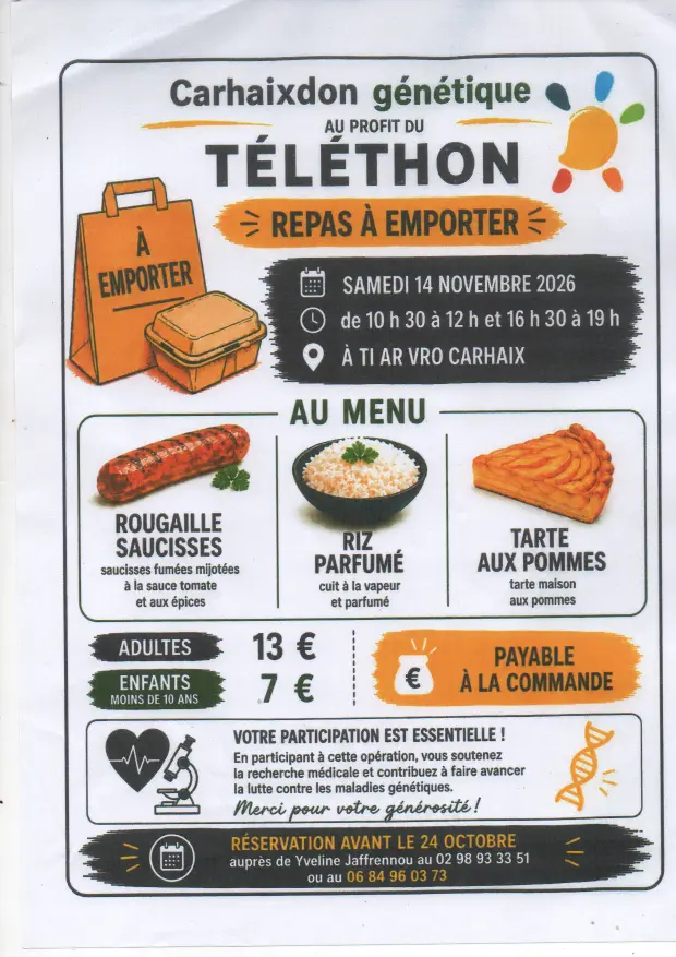Repas à emporter
