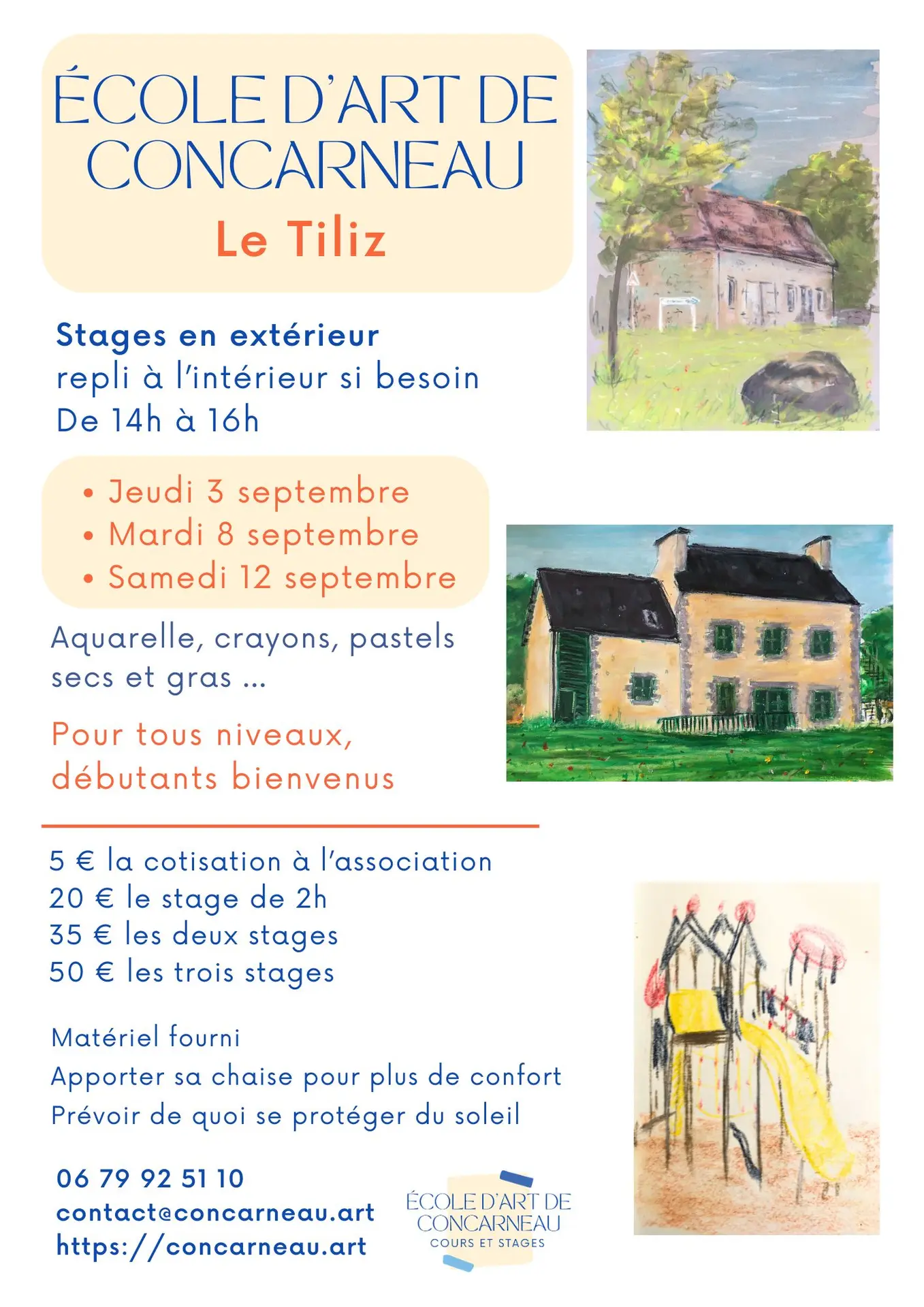 stages aout 26-juin 27 - stage septembre 2026