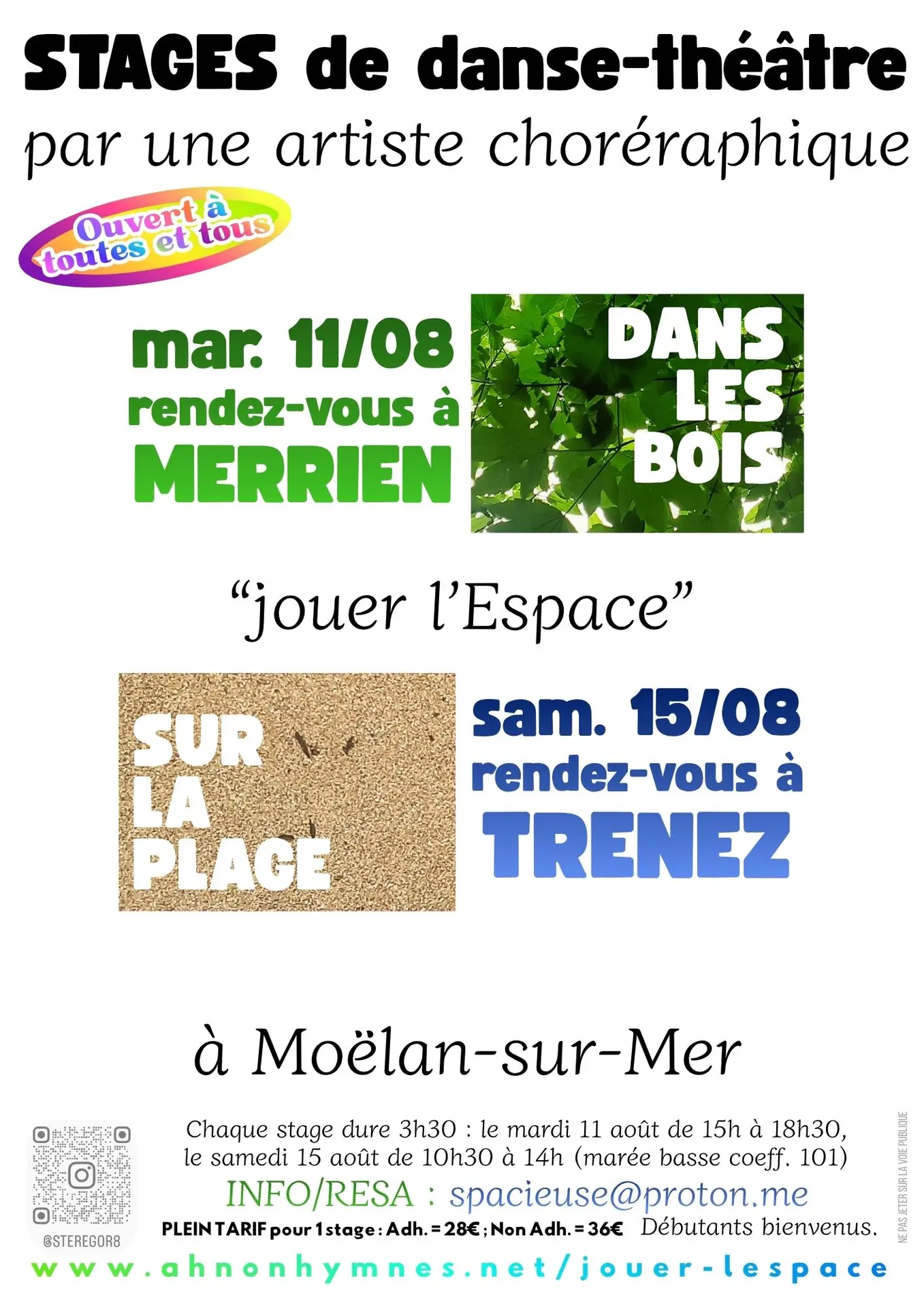 JOUER L'ESPACE aout 2026