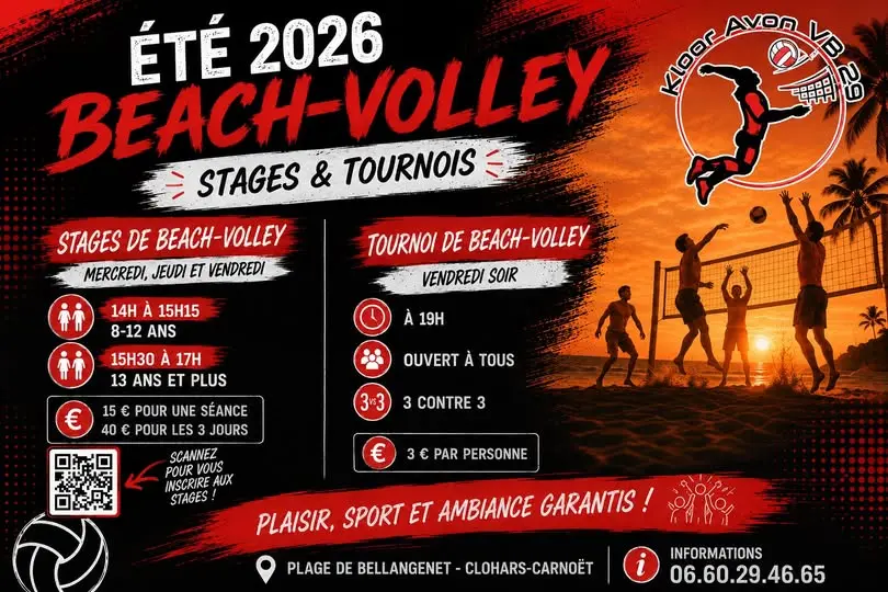 stages de beach-volley