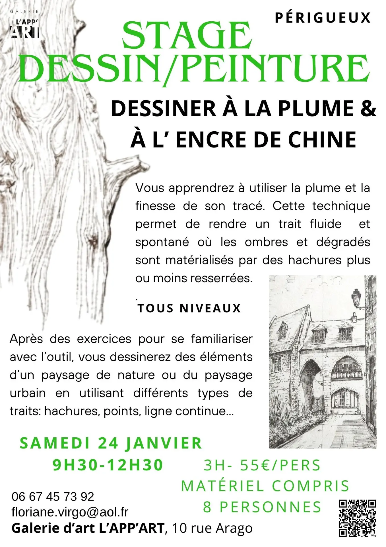 STAGES ET COURS DE DESSIN/PEINTURE - 52