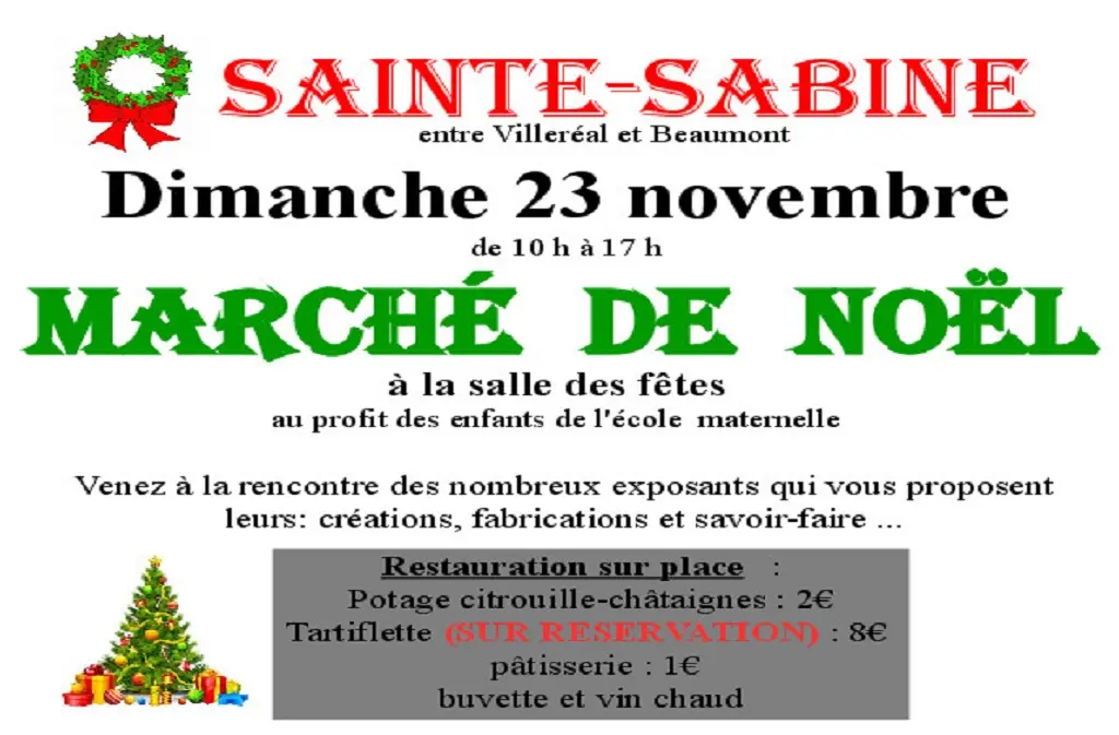 Marché de Noël_Sainte Sabine