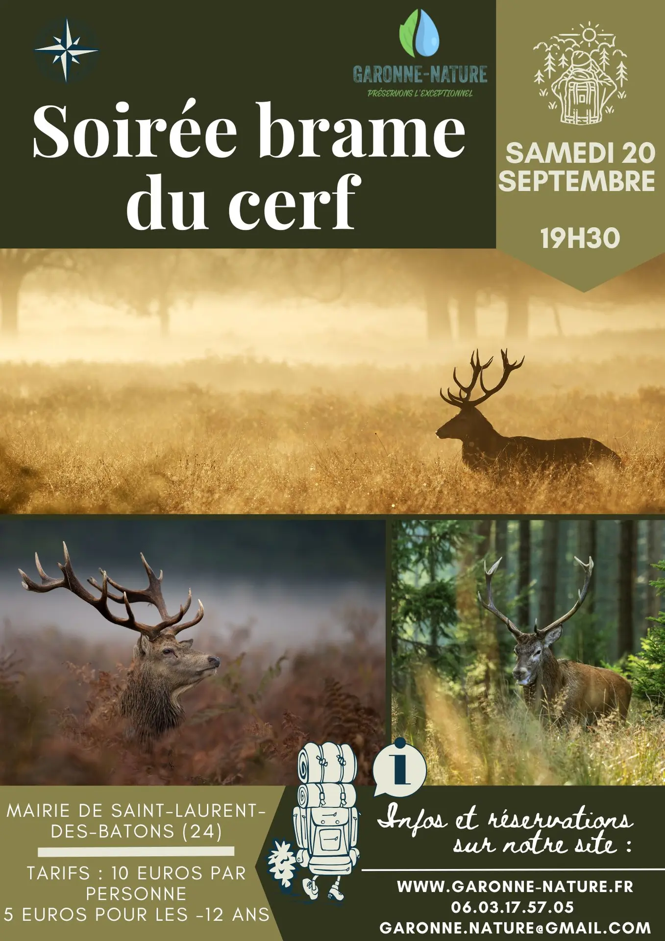 Copie de Copie de Copie de Bleu Beige Blanc Illustration Photos Moderne Animé Evènement Sportif Séjour Randonnée Affiche Poster - 1