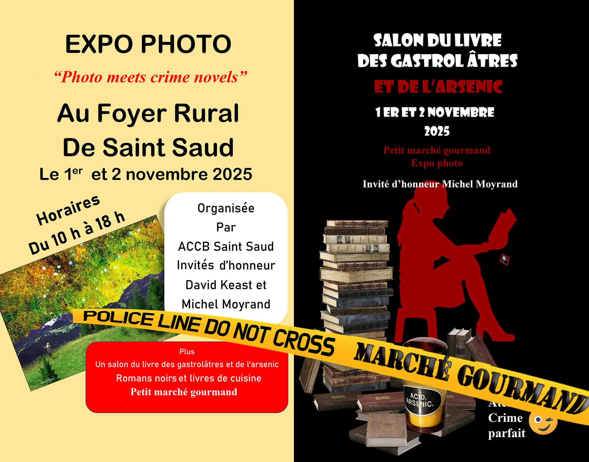 1 et 2.11 expo et salon du livre St Saud