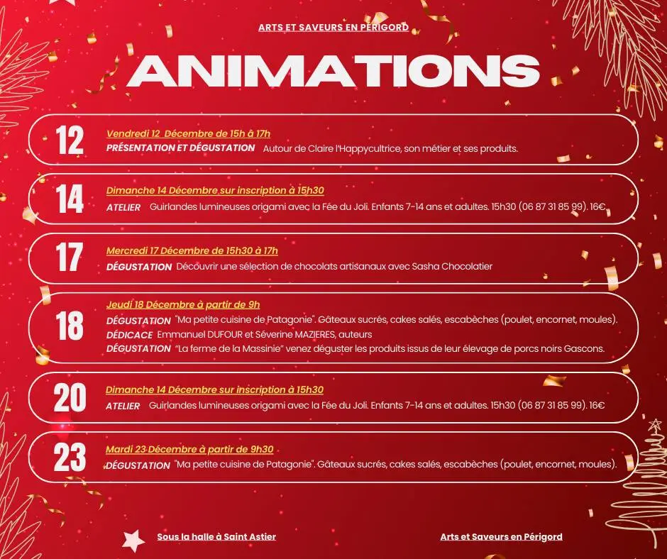 12 au 23 décembre-arts-et-saveurs