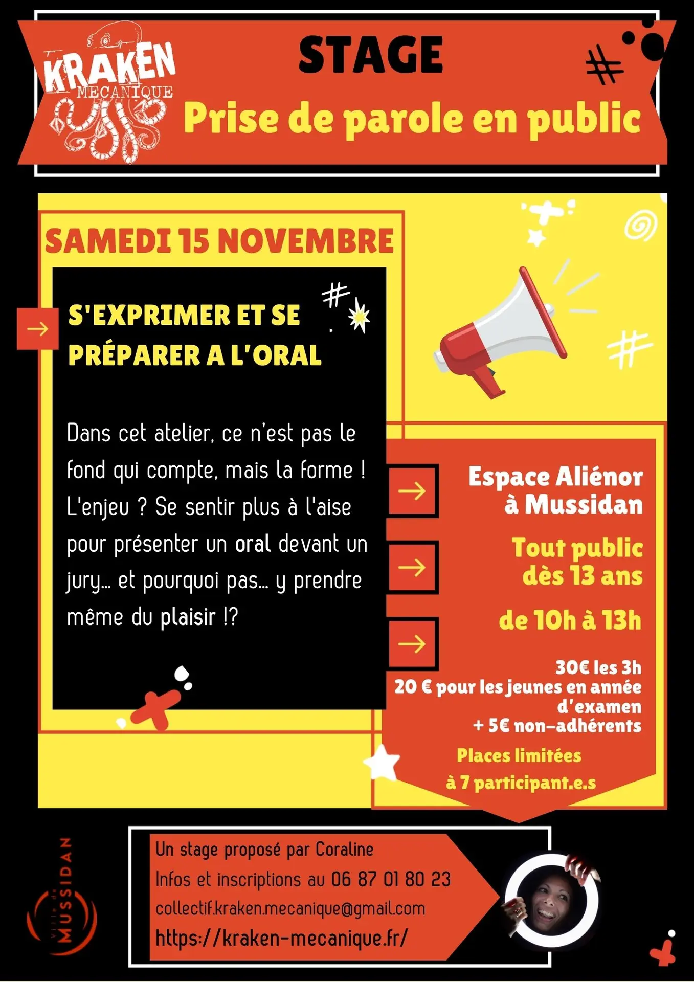 STAGE Prise de parole en public - 1