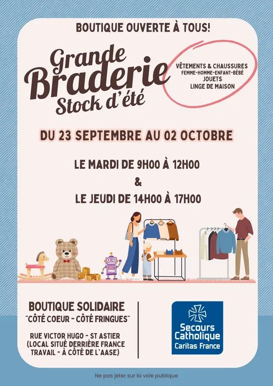 2-octobre-st-astier-braderie-secours-catholique