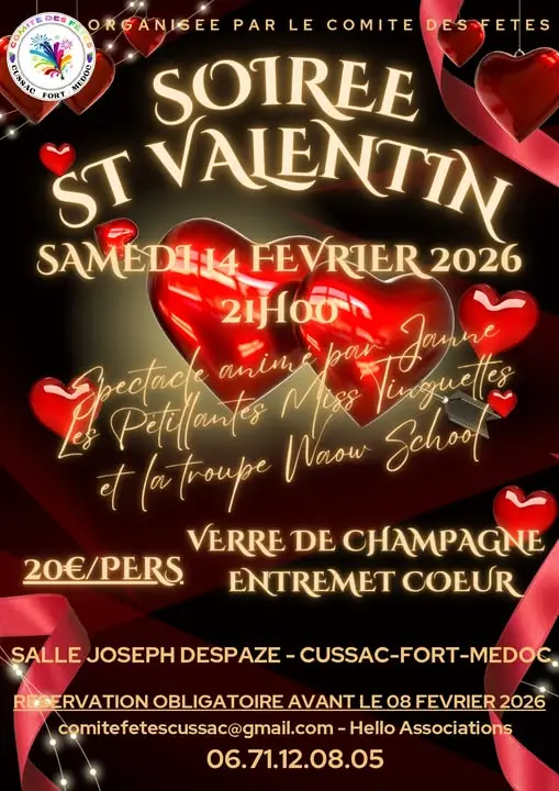 2026 02 14 - Soirée St Valentin Cussac