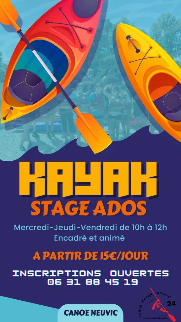 22 juillet stages canoë -