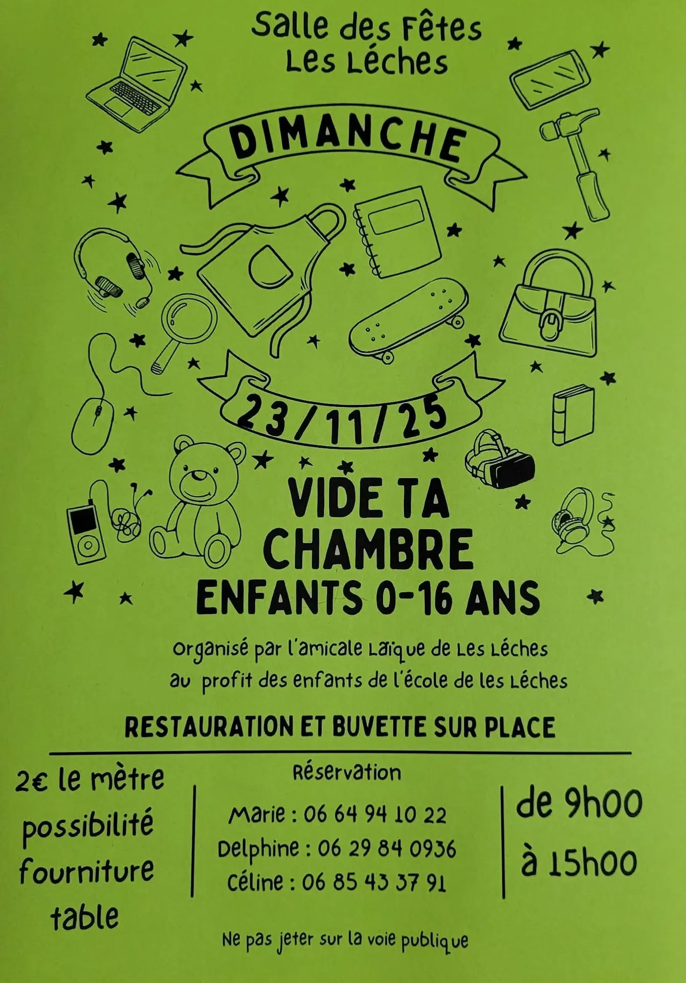 2311 vide ta chambre