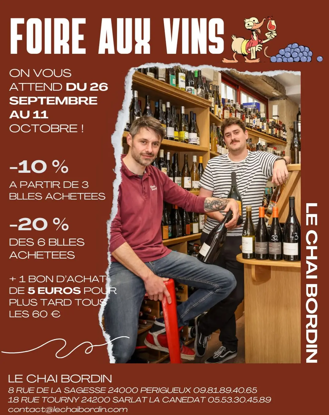 Chai Bordin Foire aux vins