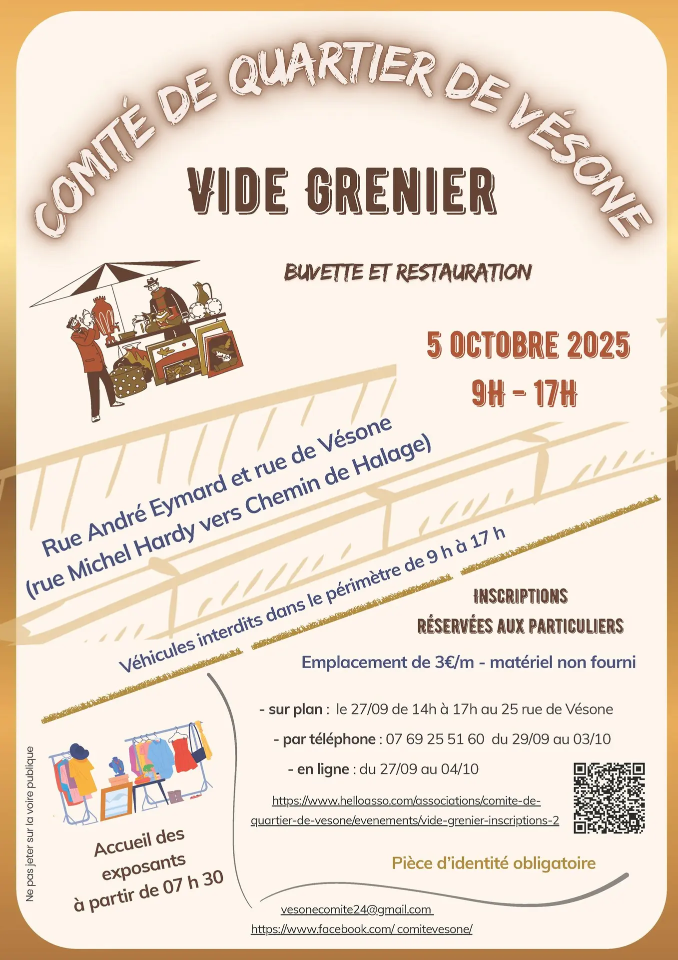 Vide grenier Vésone