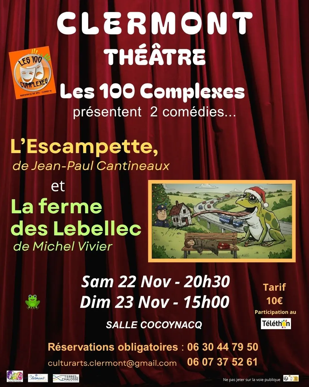 théâtre Clermont 22+23 NOV