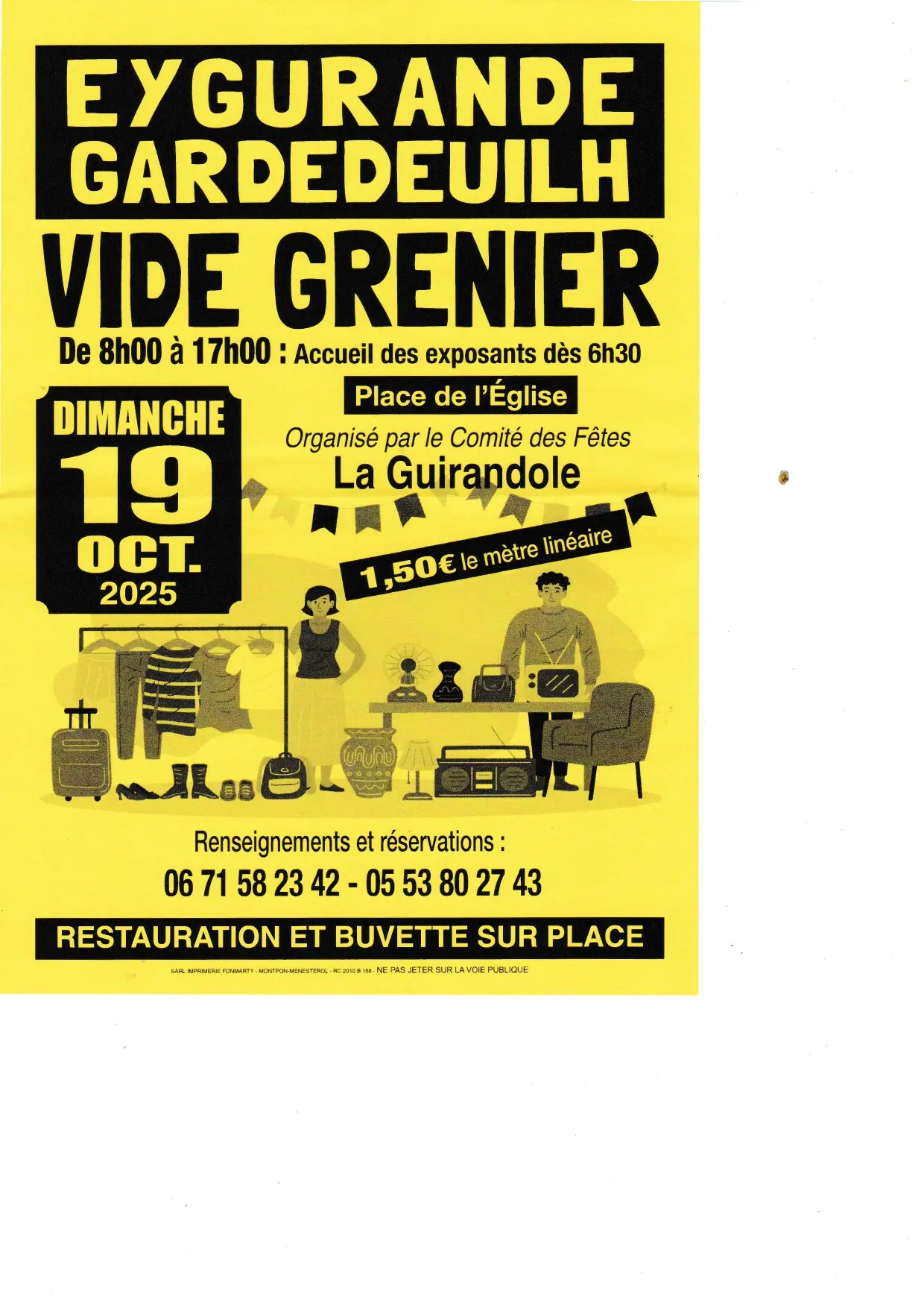 vide-grenier-Eygurande-vallee-isle-dordogne-perigord