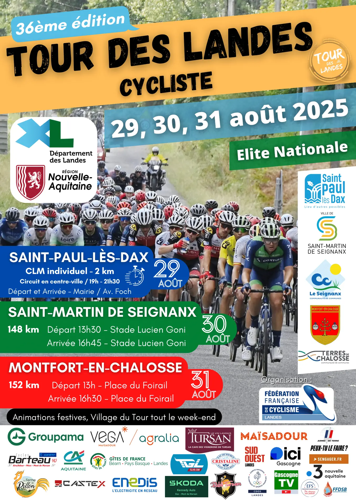 AFFICHE - Tour des Landes 2025-1