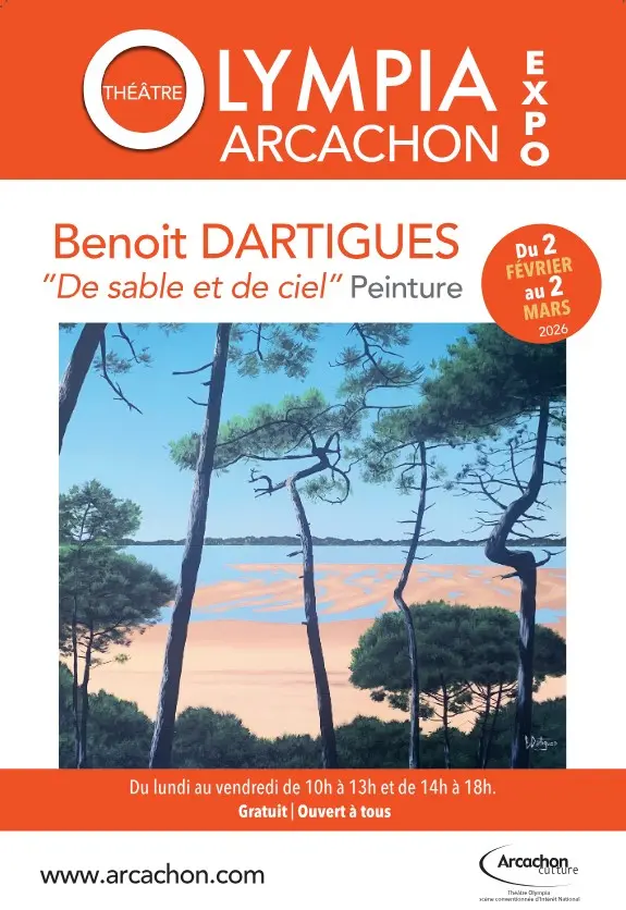 Exposition de peinture De sable et de ciel par Benoit Dartigues