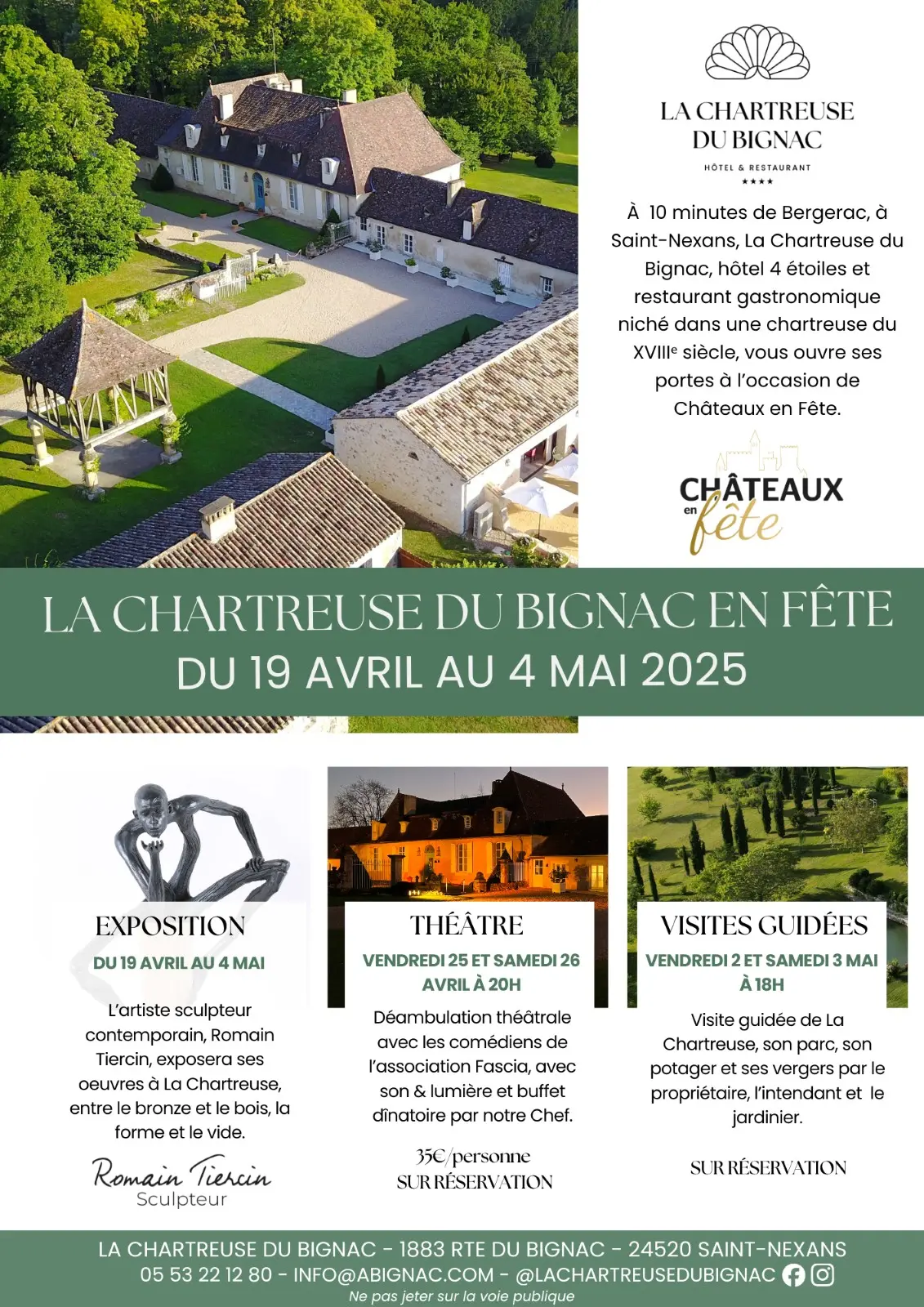 Affiche 3 evenements