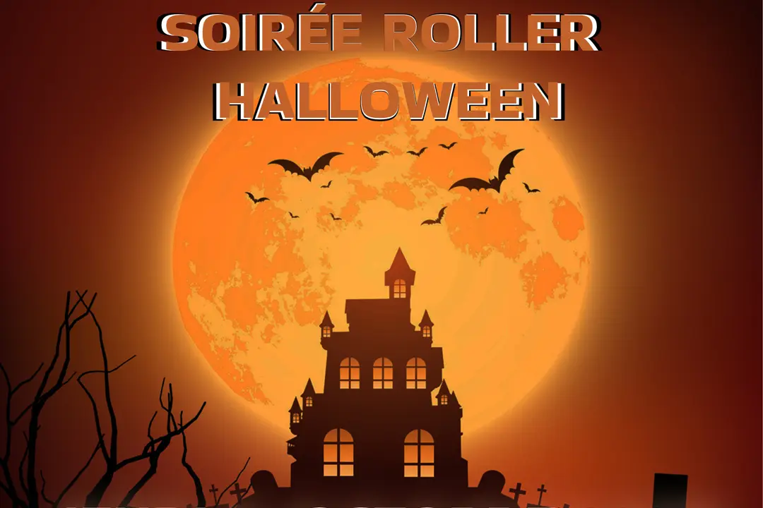 Affiche-Affiche-Roller-disco-Halloween