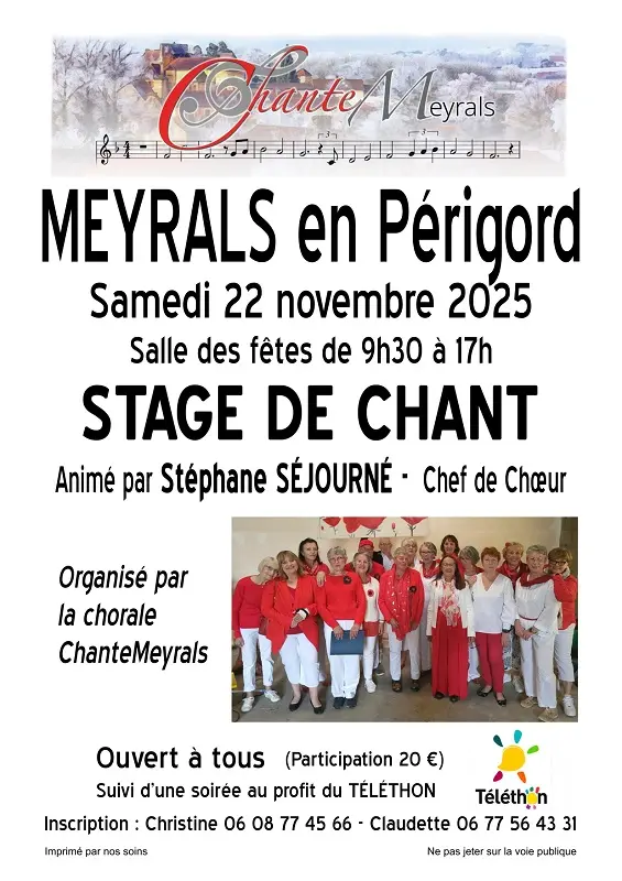 affiche stage