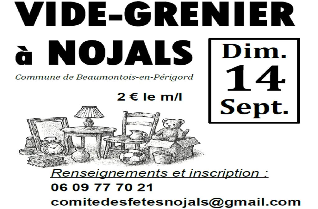 Vide grenier à Nojals