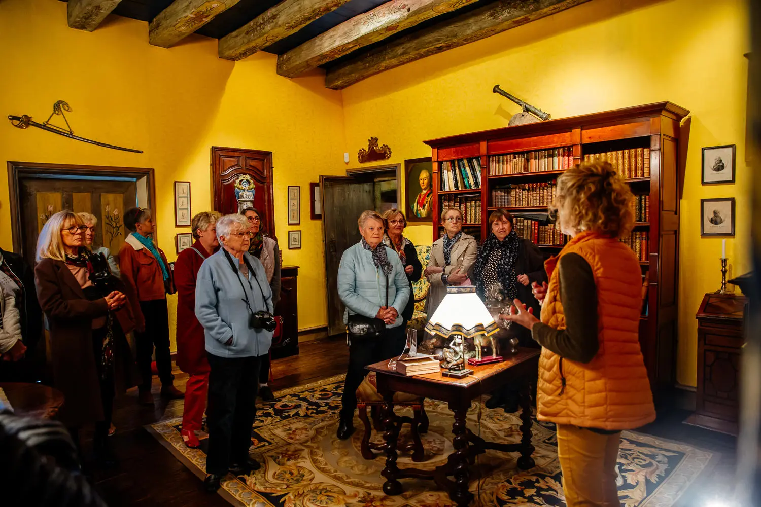 Château de Lacypierre intérieur visite