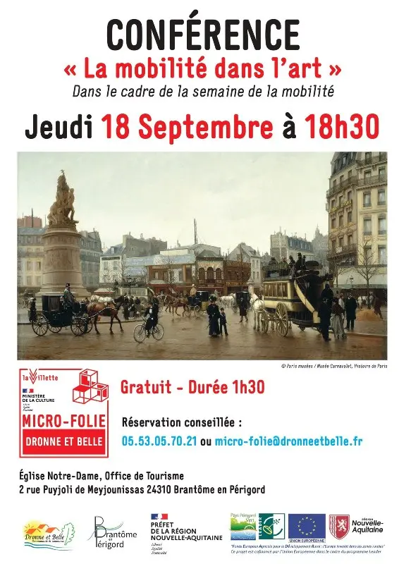 Conférence La mobilité dans l'art 18.09.25