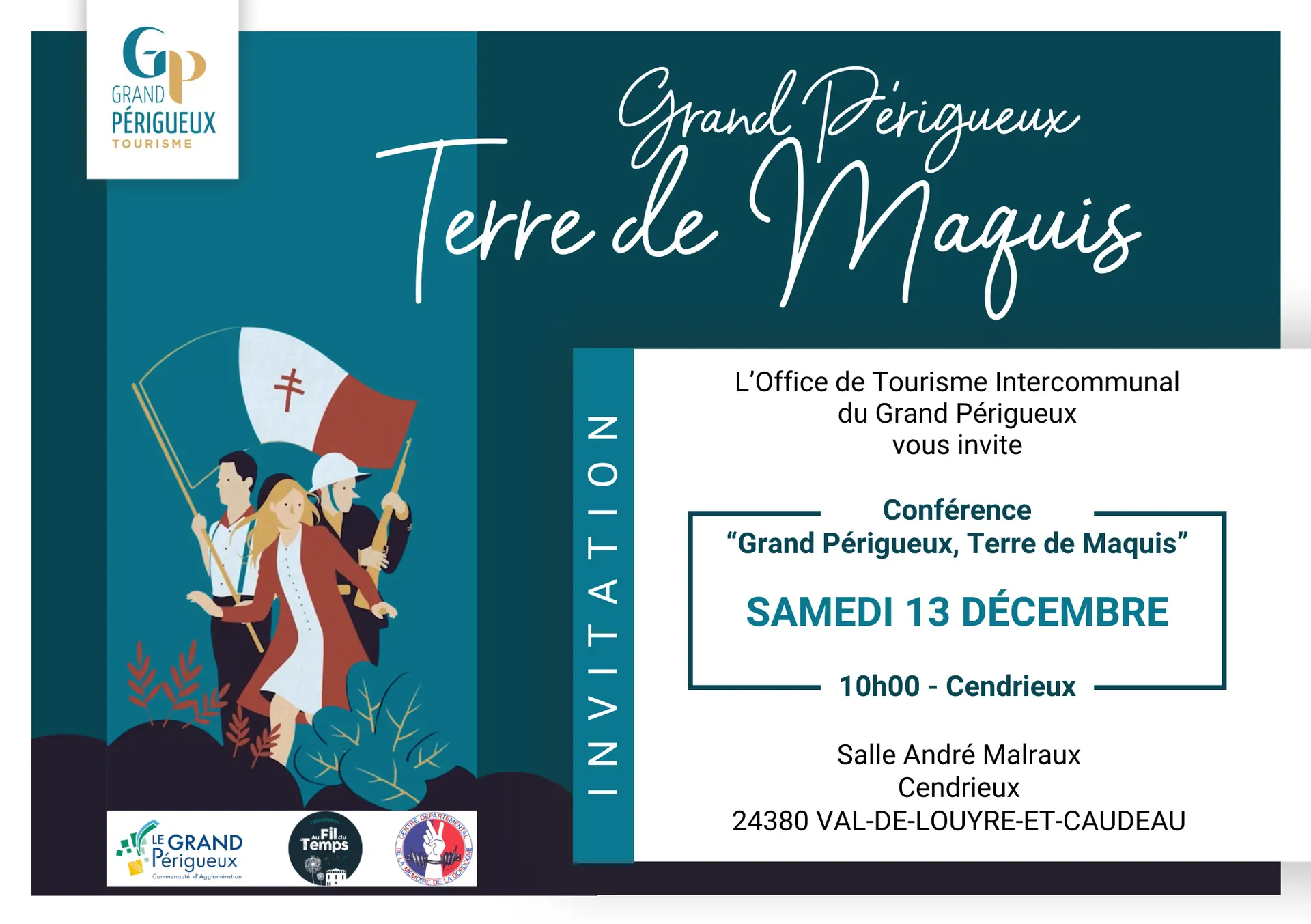 Invitation - Grand Périgueux Terre de Maquis - 1