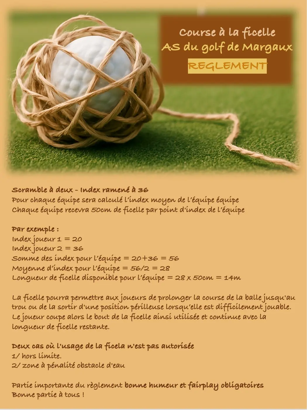 Golf de Margaux - verso