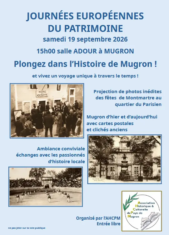 JEP 2026 Mugron d'hier à aujourd'hui