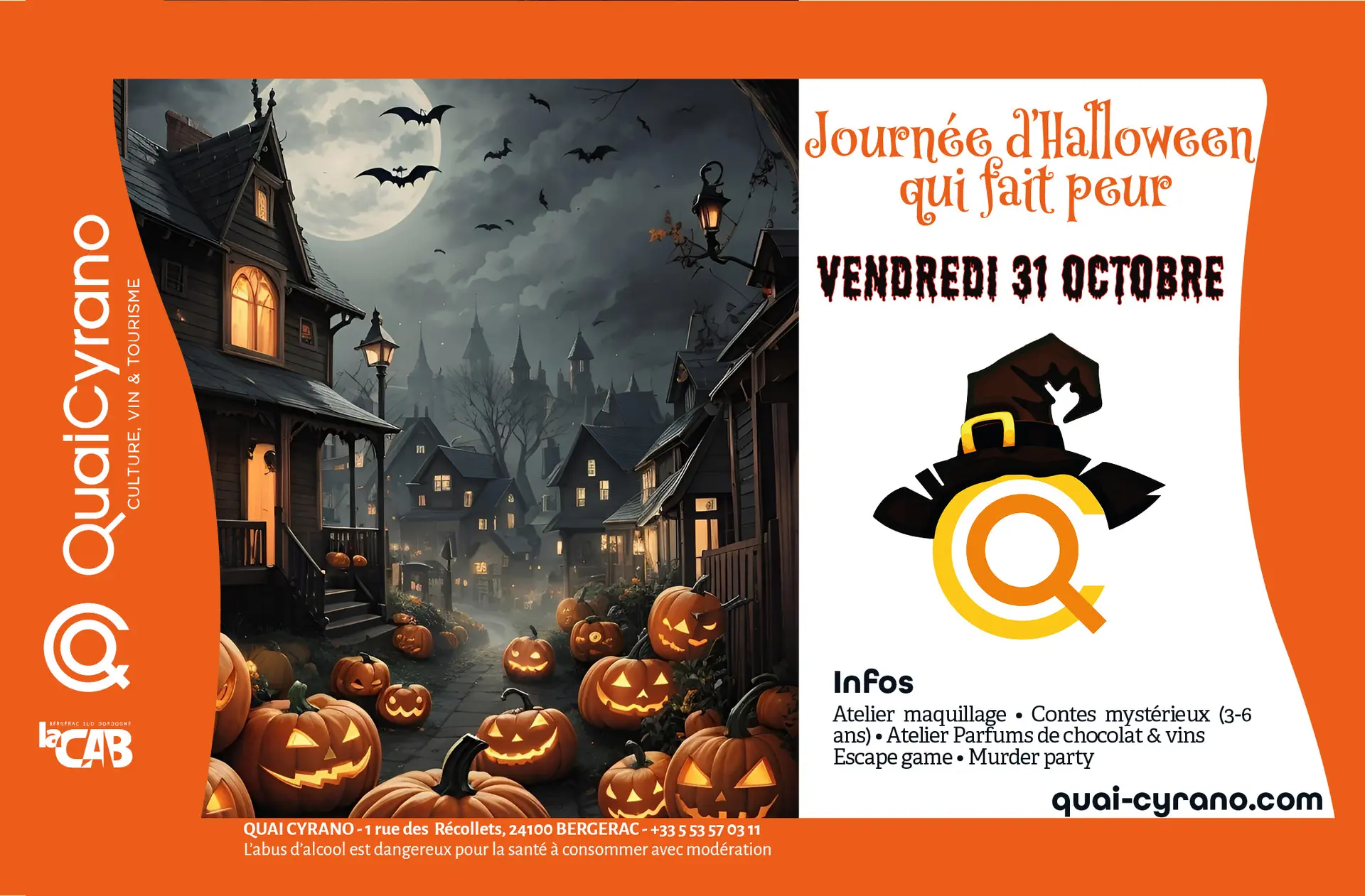 Journée d’Halloween qui fait peur