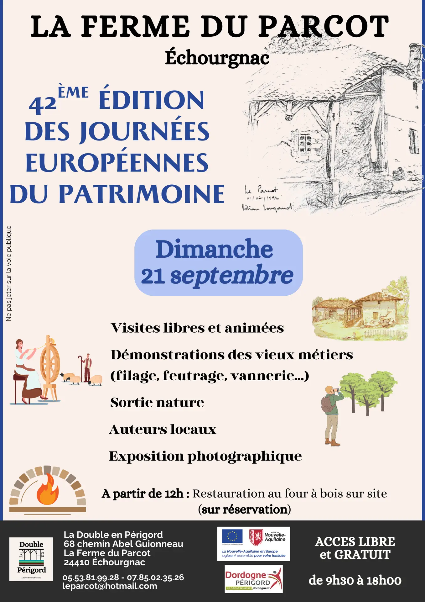 Journée-patrimoine-parcot-vallee-isle-perigord