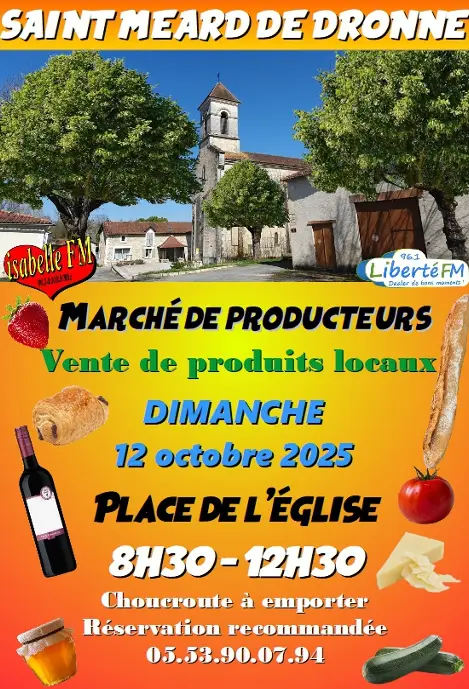 Marché St Meard de dronne