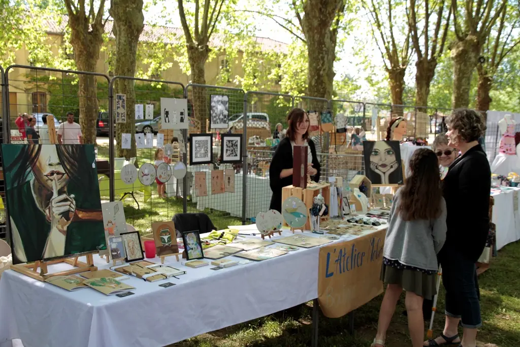 Marché créations Poyanne - peinture