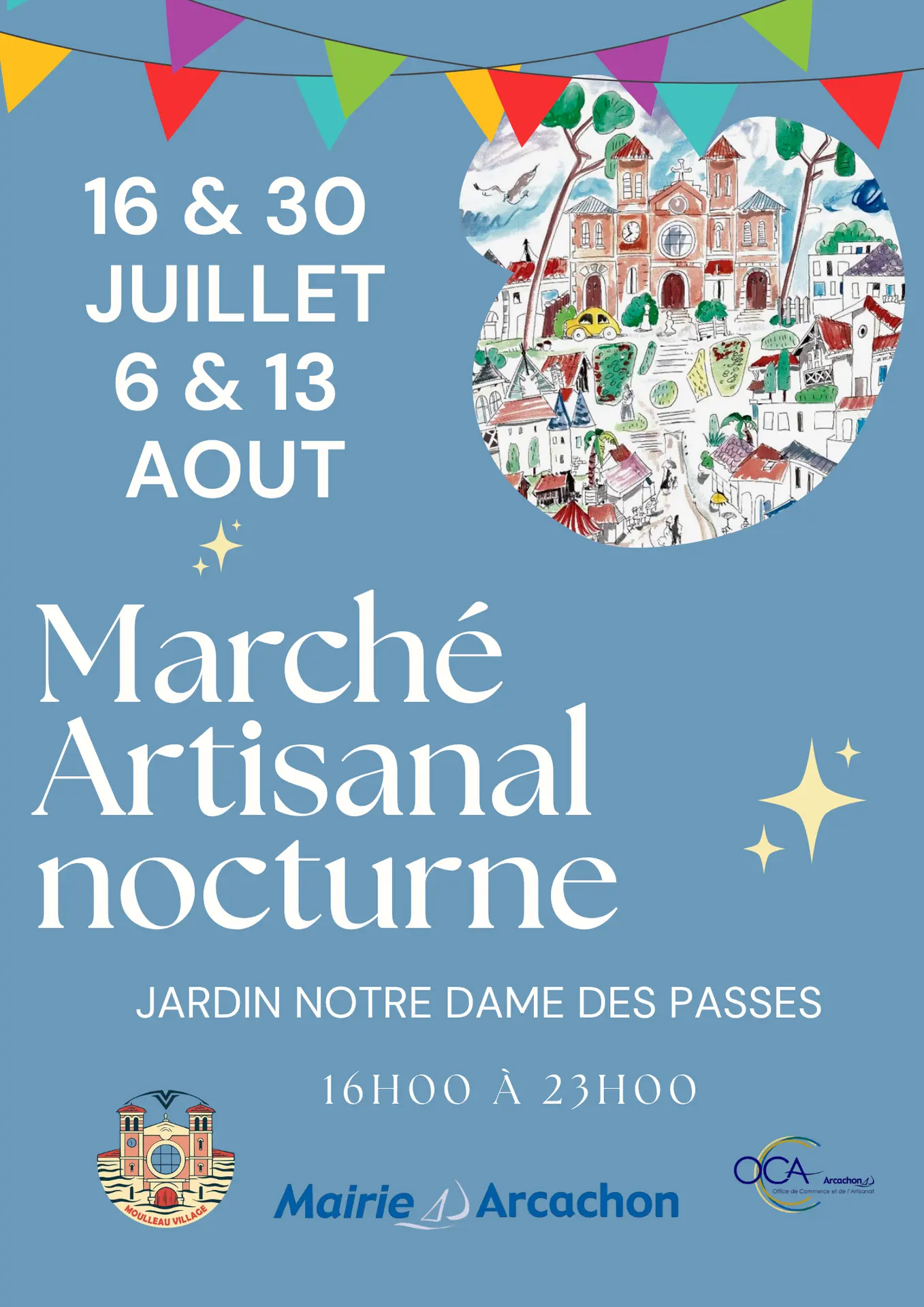 Marché artisanal nocturne 16 & 30 JUILLET 6 & 13 AOUT - 1
