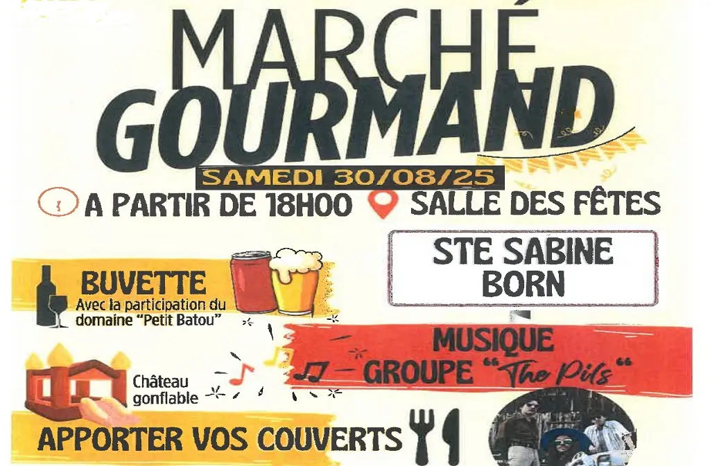 Marché gourmand St Sabine