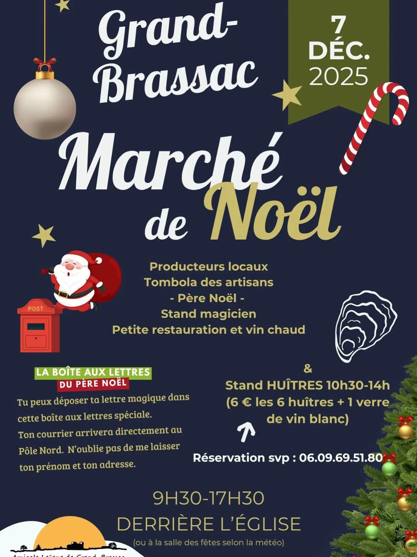 Marché de Noël Grand Brassac 7 décembre