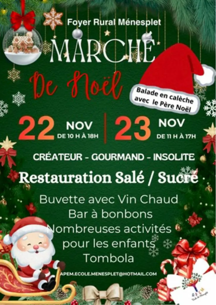 Marché-de-Noël-Ménesplet-vallee-isle-perigord
