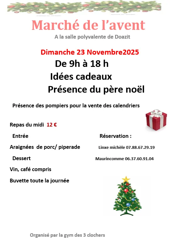 Marché de l'Avent 23 NOV