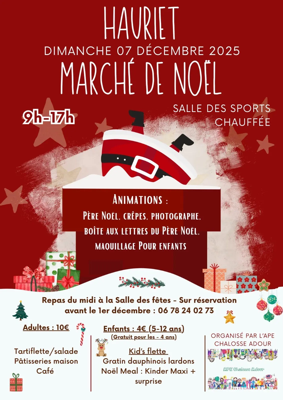 Marché de noël Hauriet 7 DEC