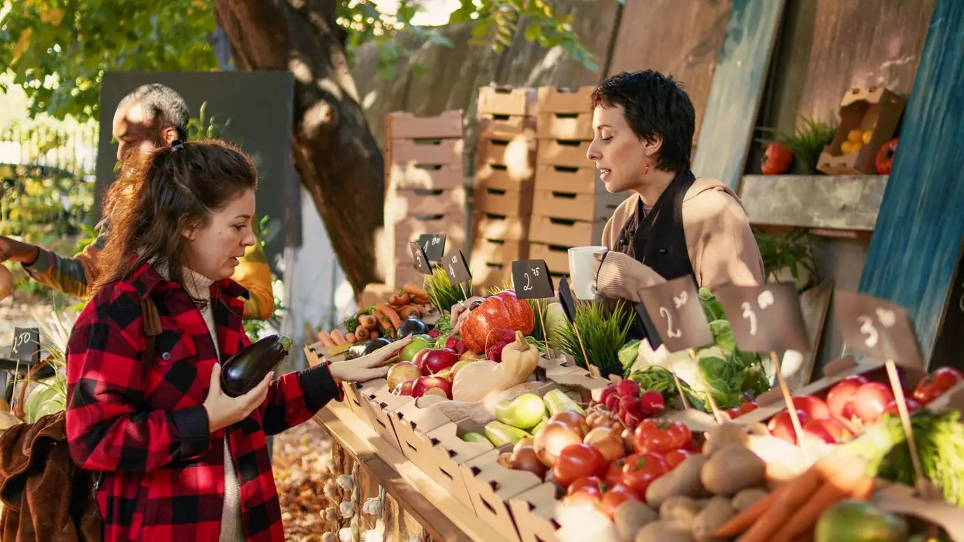 Marché hebdomadaire hiver