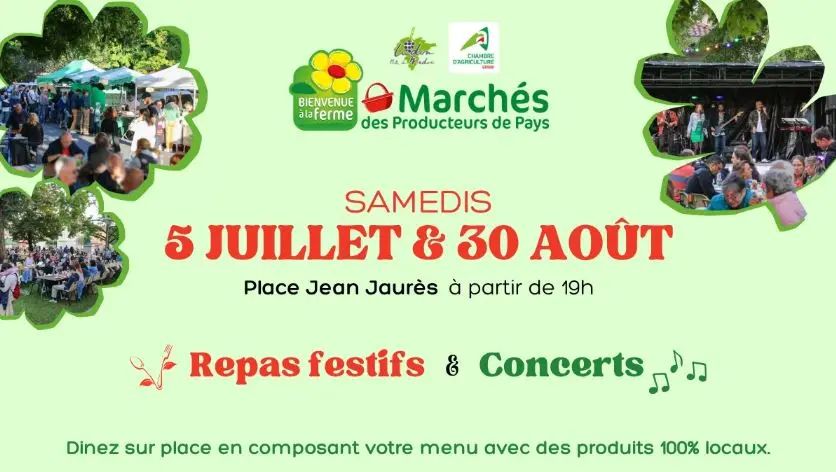 Marché producteurs ludon