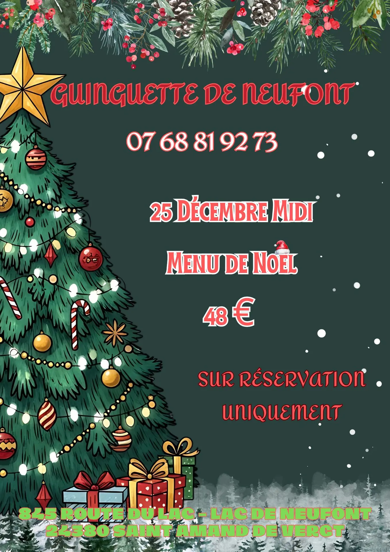 Menu Noël 2025 - 1