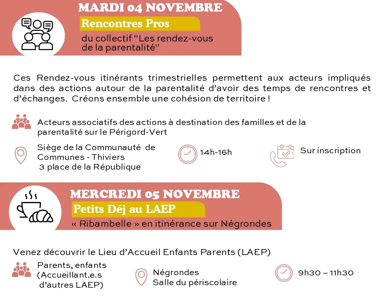 PROGRAMME 4 et 5 nov