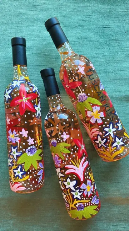 Peinture sur bouteille 18 AVRIL