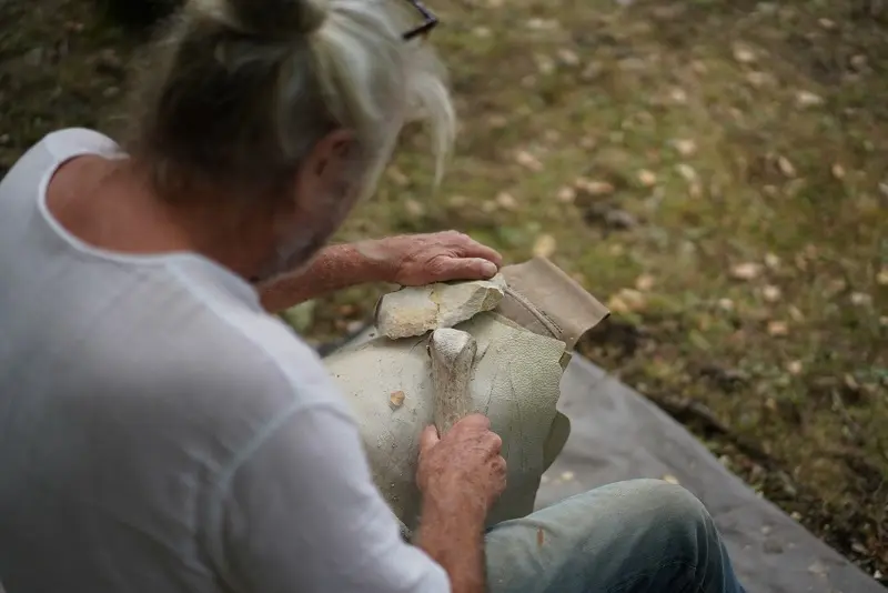 Percussion sur silex