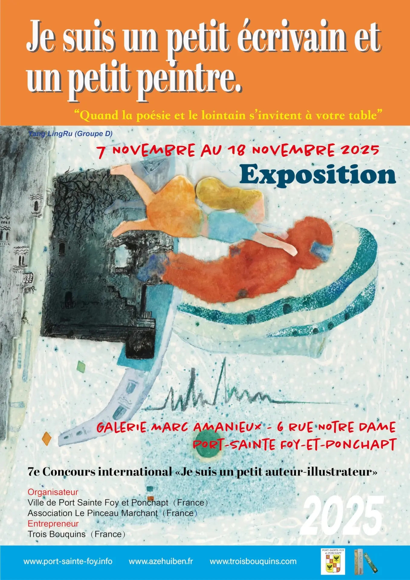 Petit-Auteur-Illustrateur-Exposition - Port-Sainte-Foy-et-Ponchapt - Du 07 au 18 Novembre 2025