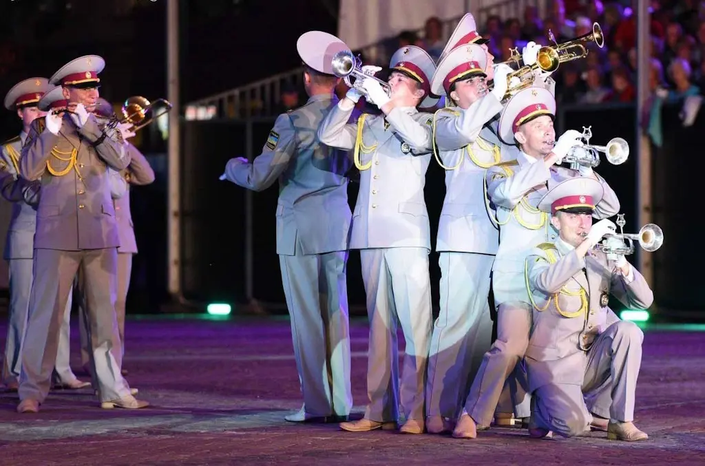 The Orchestra Of The 194 Pontoon Bridge Regiment-Novomoskovsk-Ukraine