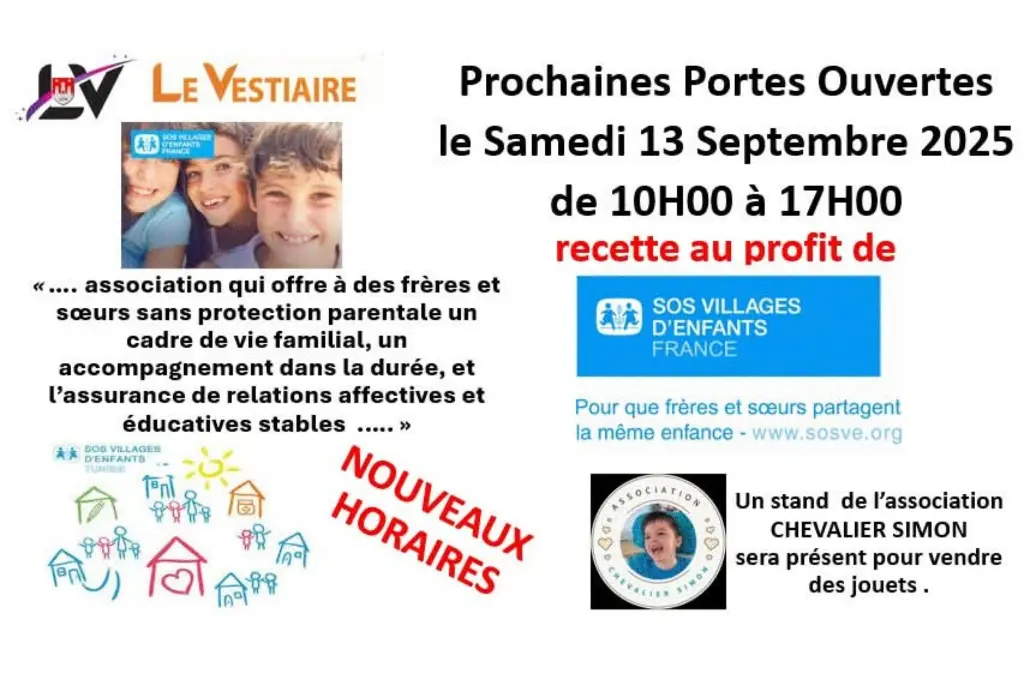 Portes ouvertes Vestiaires 13 sept Eymet